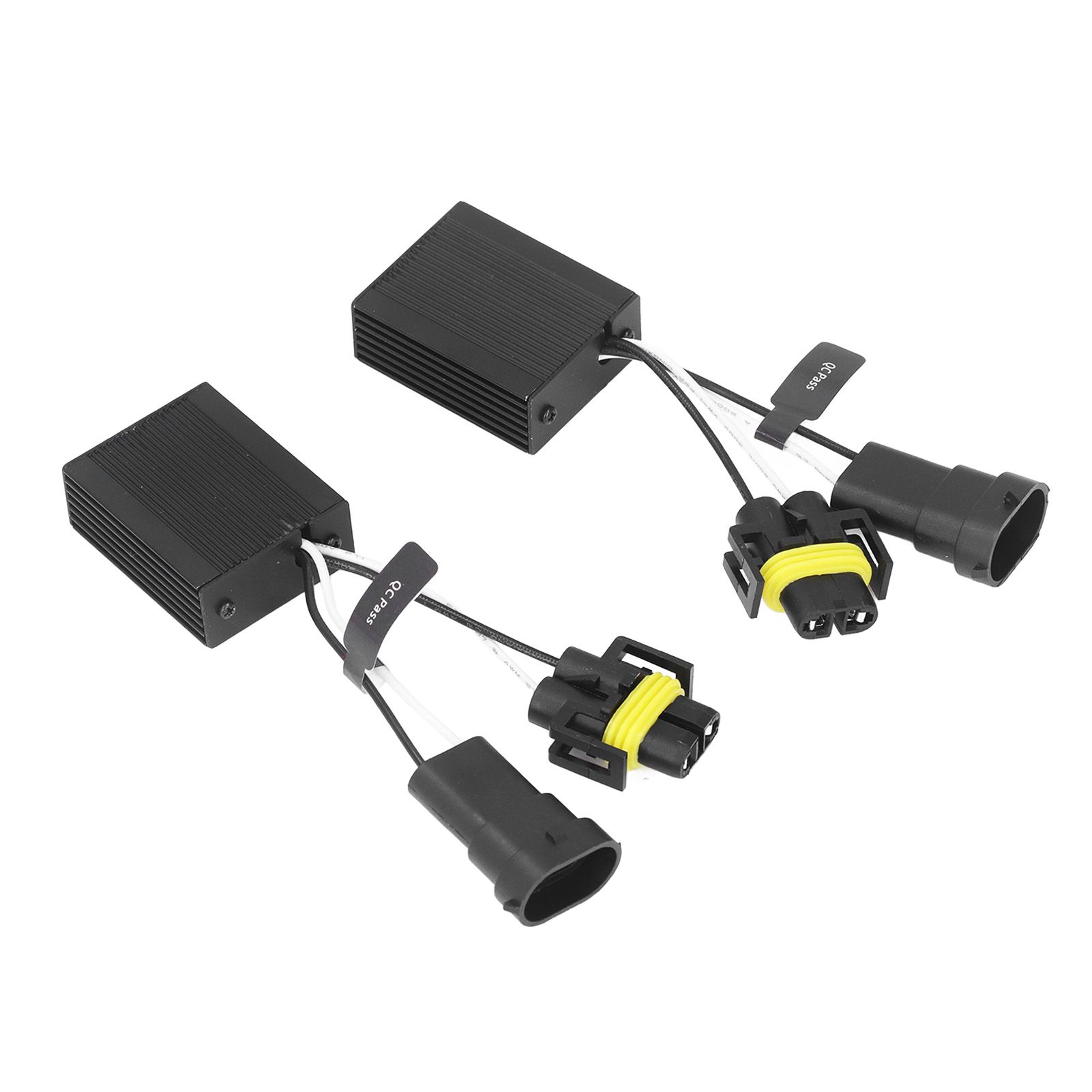 Limeng La 2PCS LED Decoder Cancel Error Message Fix Resistor with Anti Interference Aluminum Case for Dashboard