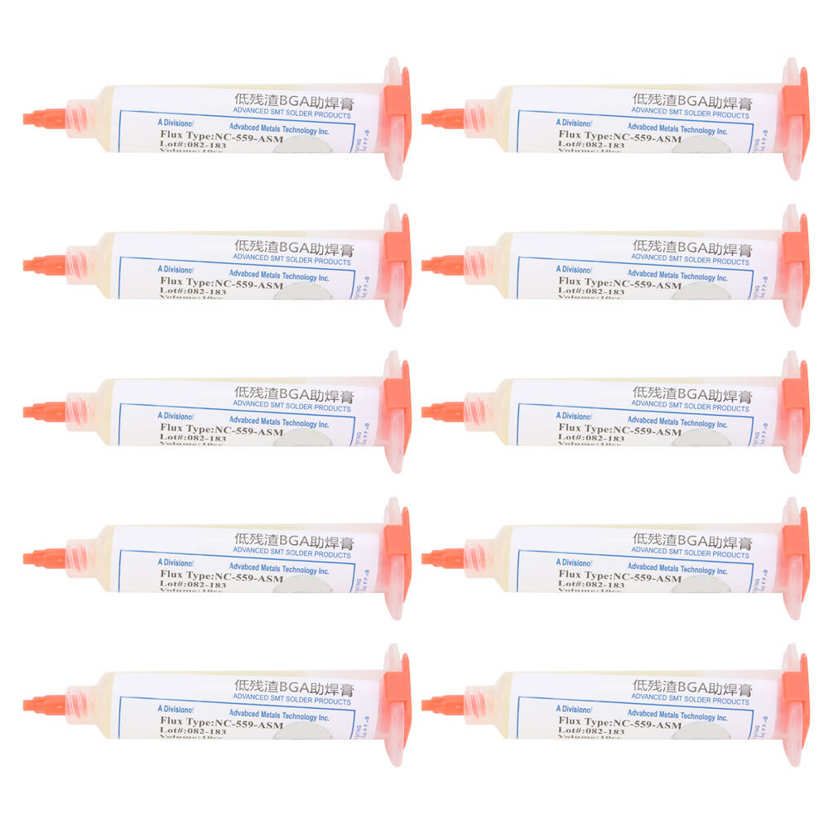 Solder Paste Low Residue Flux Welding NC‑559‑ASM with Needle Dispensing Tool