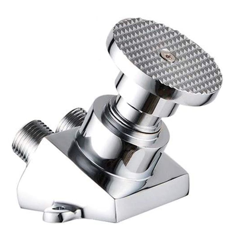 Faucet Copper Foot Switch Valve Vegetable Basin and Basin Stomatological Hospital Laboratory Single Cold Foot Valve