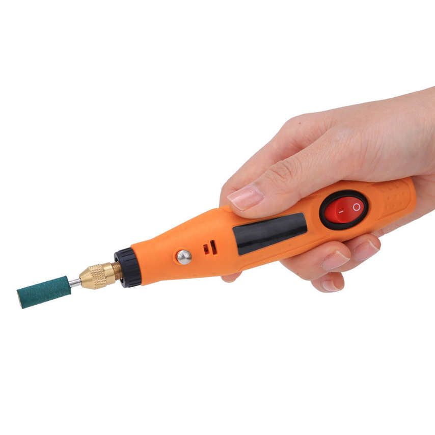 Electric Mini Grinder 12V Jade Polishing Grinding Tool Set 16000rpm EU Plug 90-240V