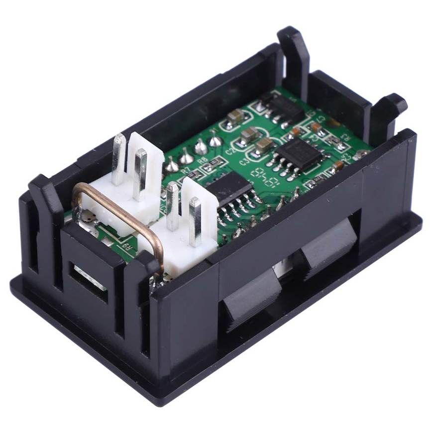 Display Panel 0.56 in Two-cable Digital DC Current 0-10A Ammeter