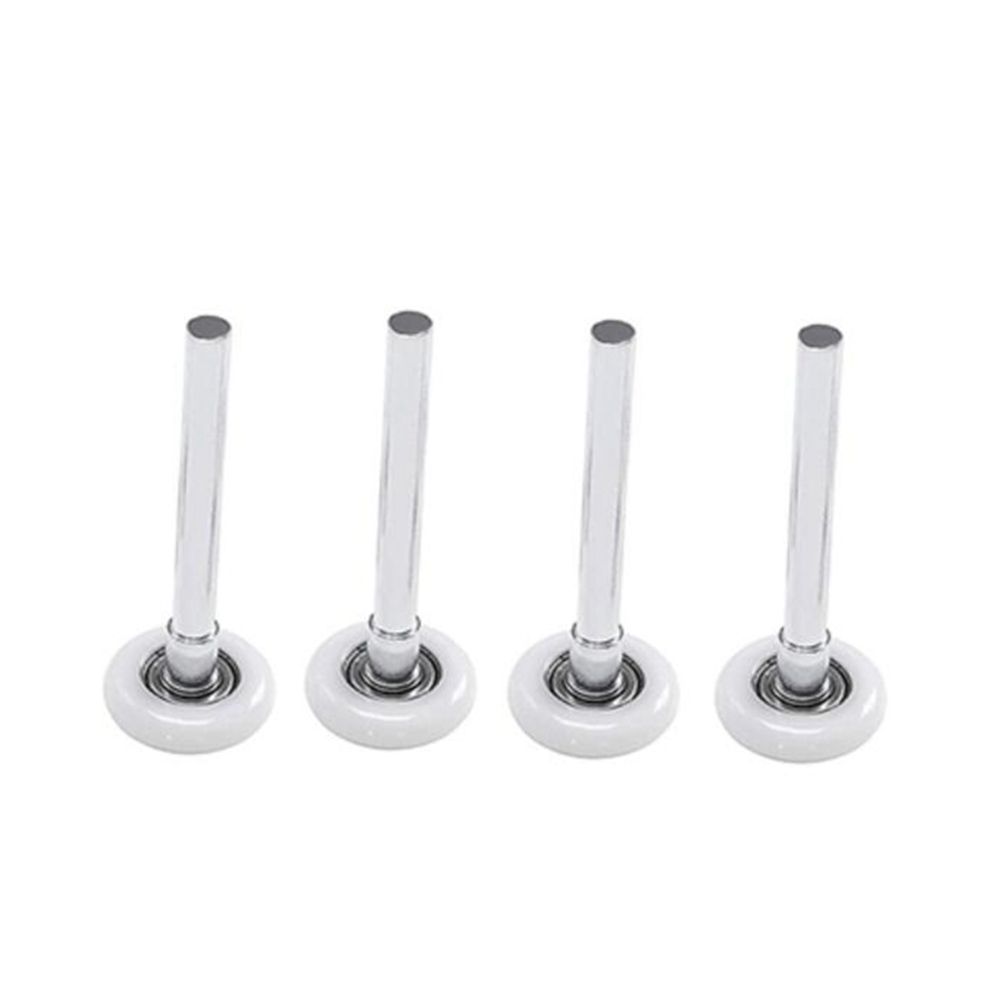Individual 4Pcs Heavy Duty Nylon Garage Door Roller Wheel Ball Sealed Bearing 105mm 2 Inch Nylon & Steel Wheels