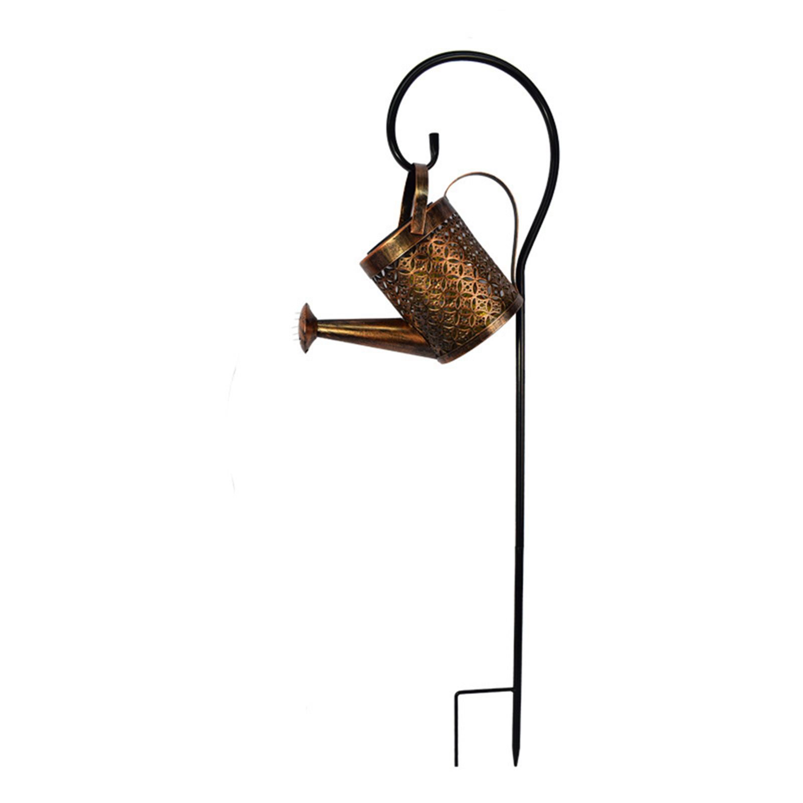 1 Set Landscape Lamp Innovative Solar Powered Iron Intelligent Light Control Garden Light for Walkway