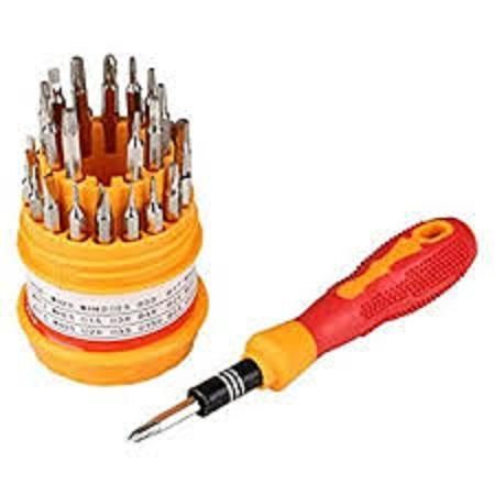 New 31 In 1 Screw Driver Set - Yellow