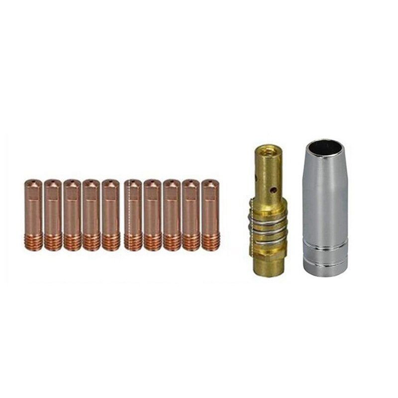 Hot Welding Contact Tip Protection Nozzle for Mb15 15Ak Mig Welding Torch Consumables Accessories