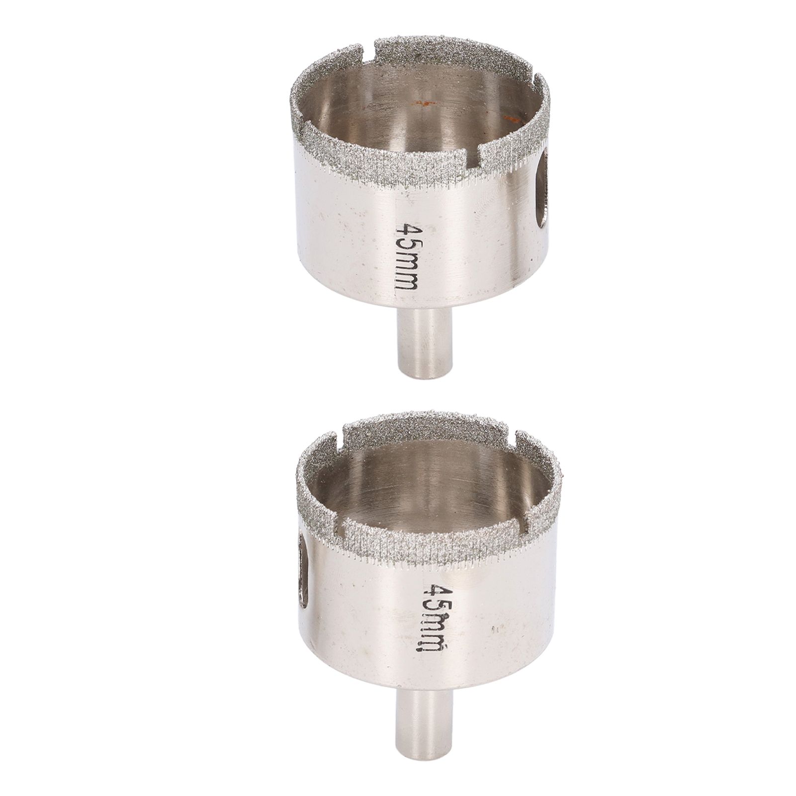 2Pcs Diamond Sand Hole Saw Drill Bit Opener for Glass Floor Tiles 45mm