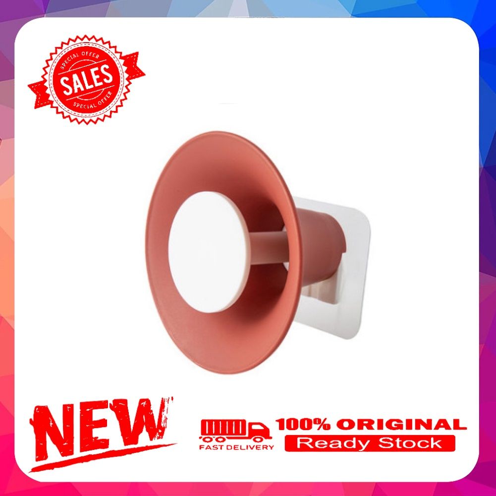 Cute Round Trumpet Plastic Wall Decorative Hanger Clothes Hat Bag Sticky Hook