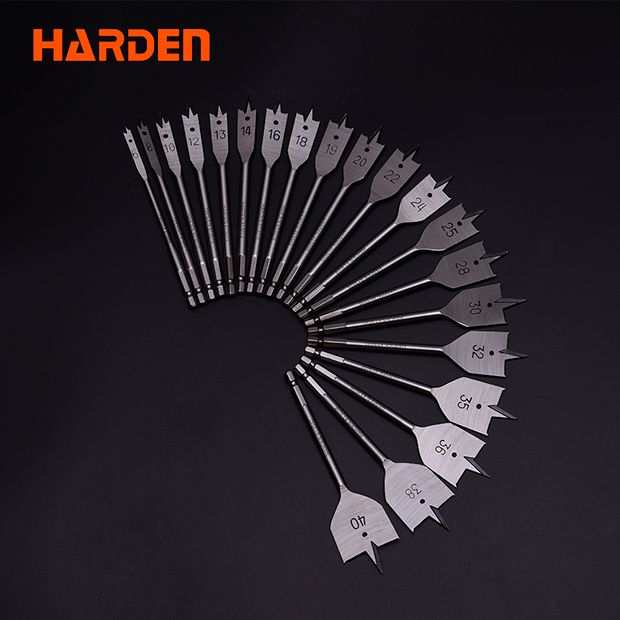 Harden Flat Wood Bits ( 10mm | 12mm | 14mm | 16mm | 18mm | 20mm | 22mm )