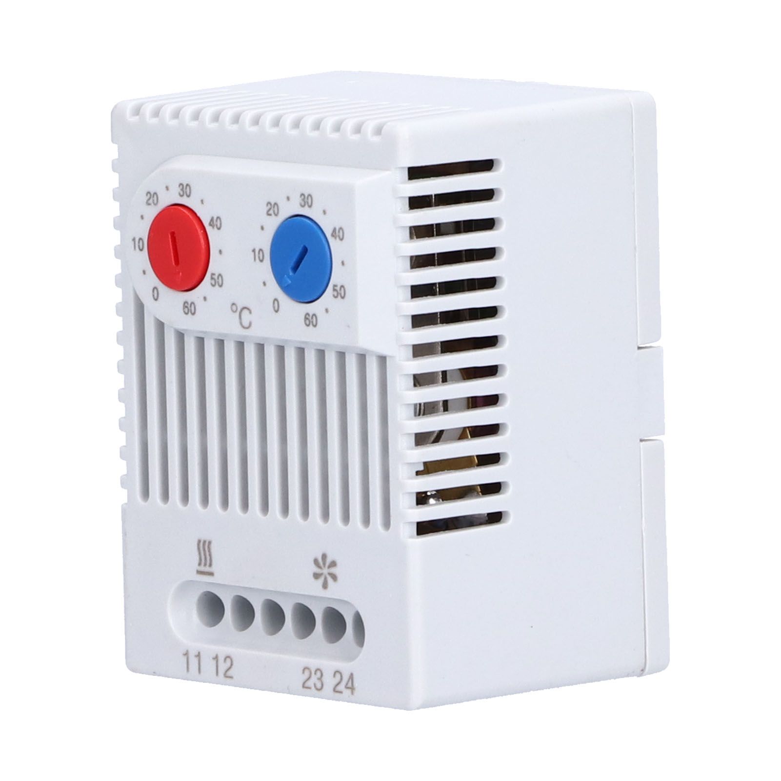 Romeng La Mechanical Thermostat Adjustable Compact Heating Cooling Temperature Controller Switch for Communication Wind