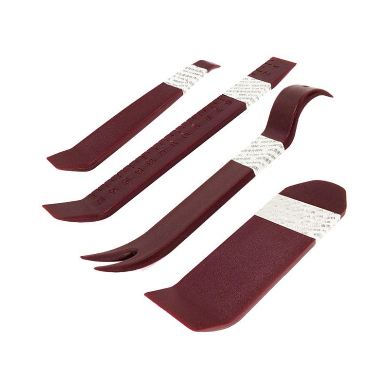 Lots 4 Pcs Car Door Plastic Trim Panel Clip Dash Radio Removal Pry Tools Kit