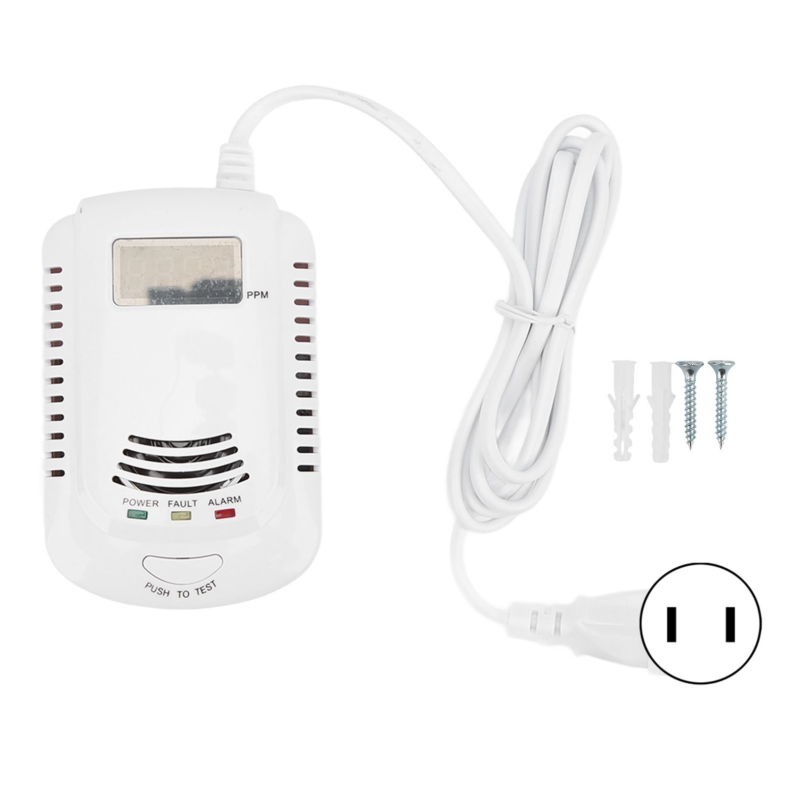 Buy Ying Gas Detector Reliable Performance Intelligent Voice Alarm High Stability Combustible Monitor 90‑240V