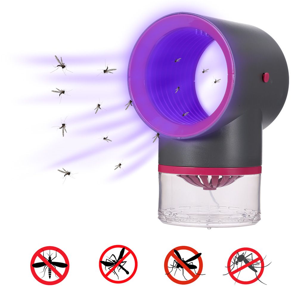 Electric Indoor Mosquito Trap Electric Bug Zapper Mosquito Killer Lamp photocatalytic LEDs Light with Suction Fan