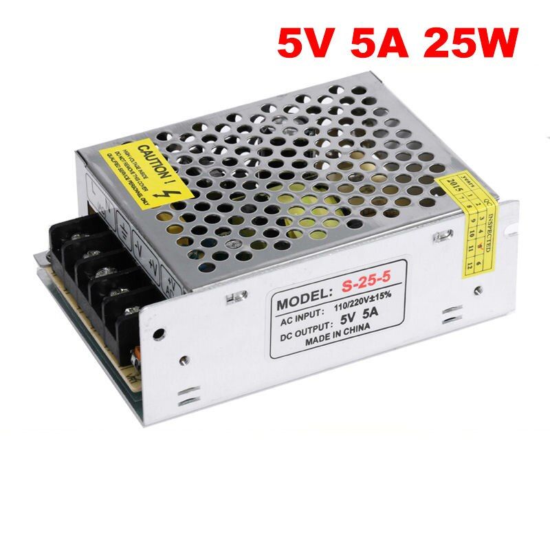 Smps 5v 5a-25w-dc ধাতব বিদ্যুৎ সরবরাহ-ভাল মানের