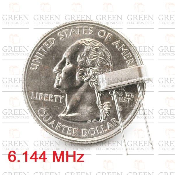 6.144 MHz Crystal Oscillators-5Pcs