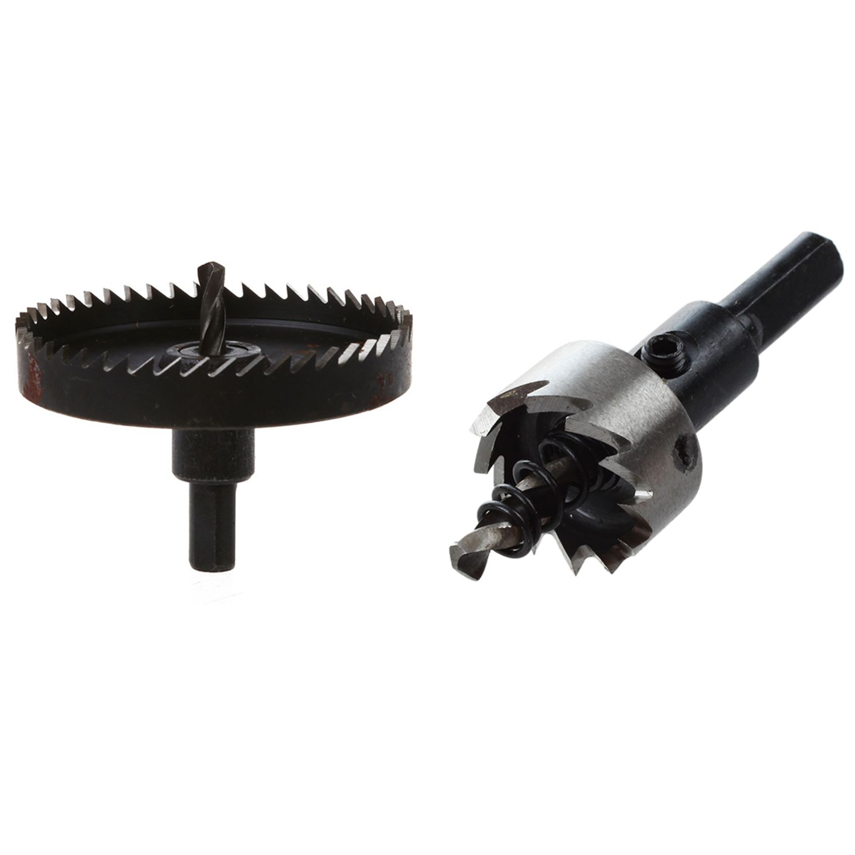 2PCS Hole Saw Tooth HSS Steel Hole Saw Drill Bit Cutter Tool for Metal Wood Alloy, 22mm & 80mm
