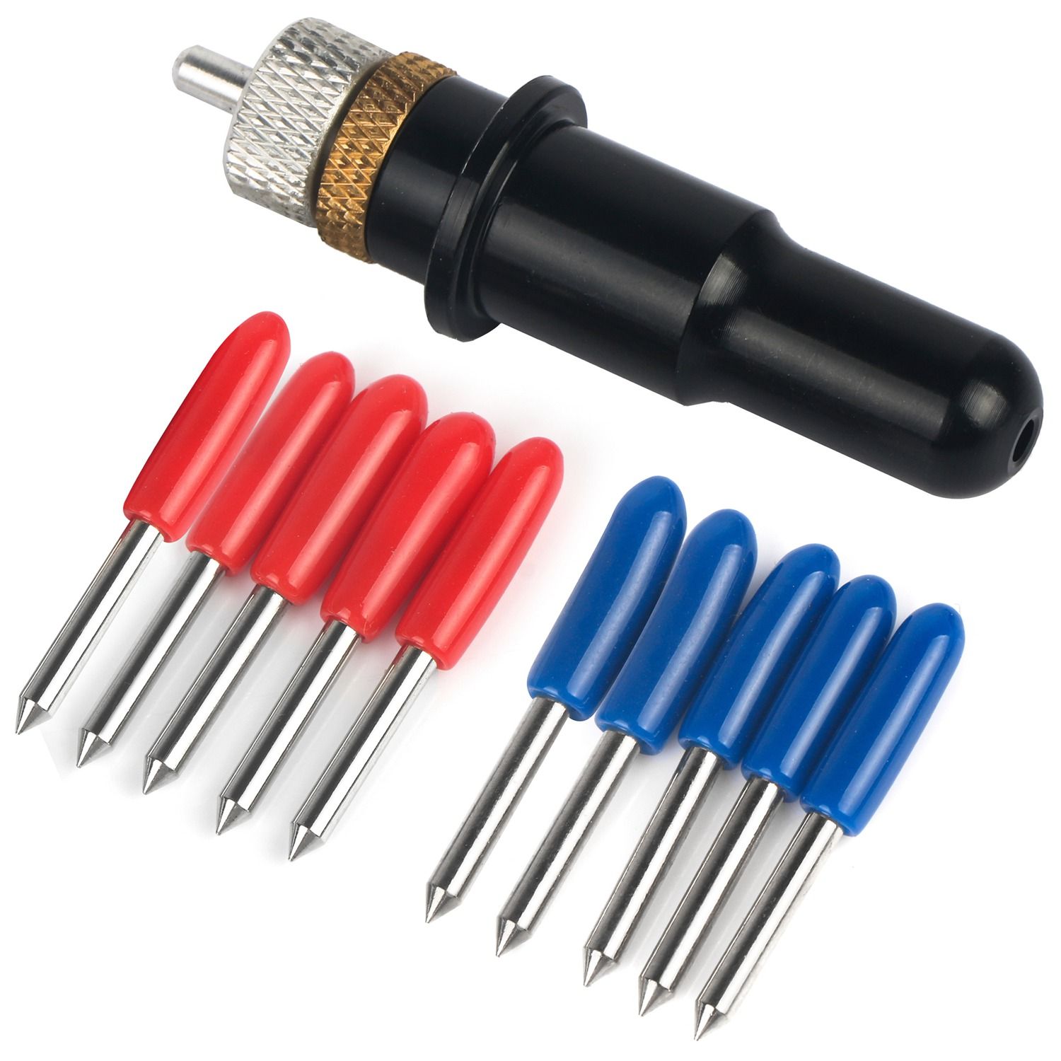 Delicate product 1Pc Roland Blade Holder Black Colour +5 Pcs 45 + 5 Pcs 60 Degree Refine Rabbit Redsail Cutter Plotter Cutting Blades