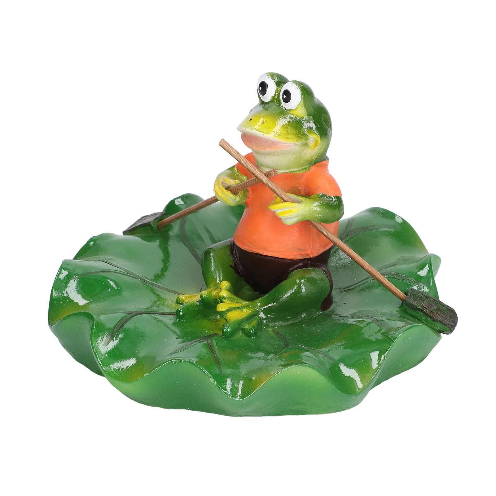 Simulation Resin Floating Leaf Fish Pond Fountain Landscape Decor HG