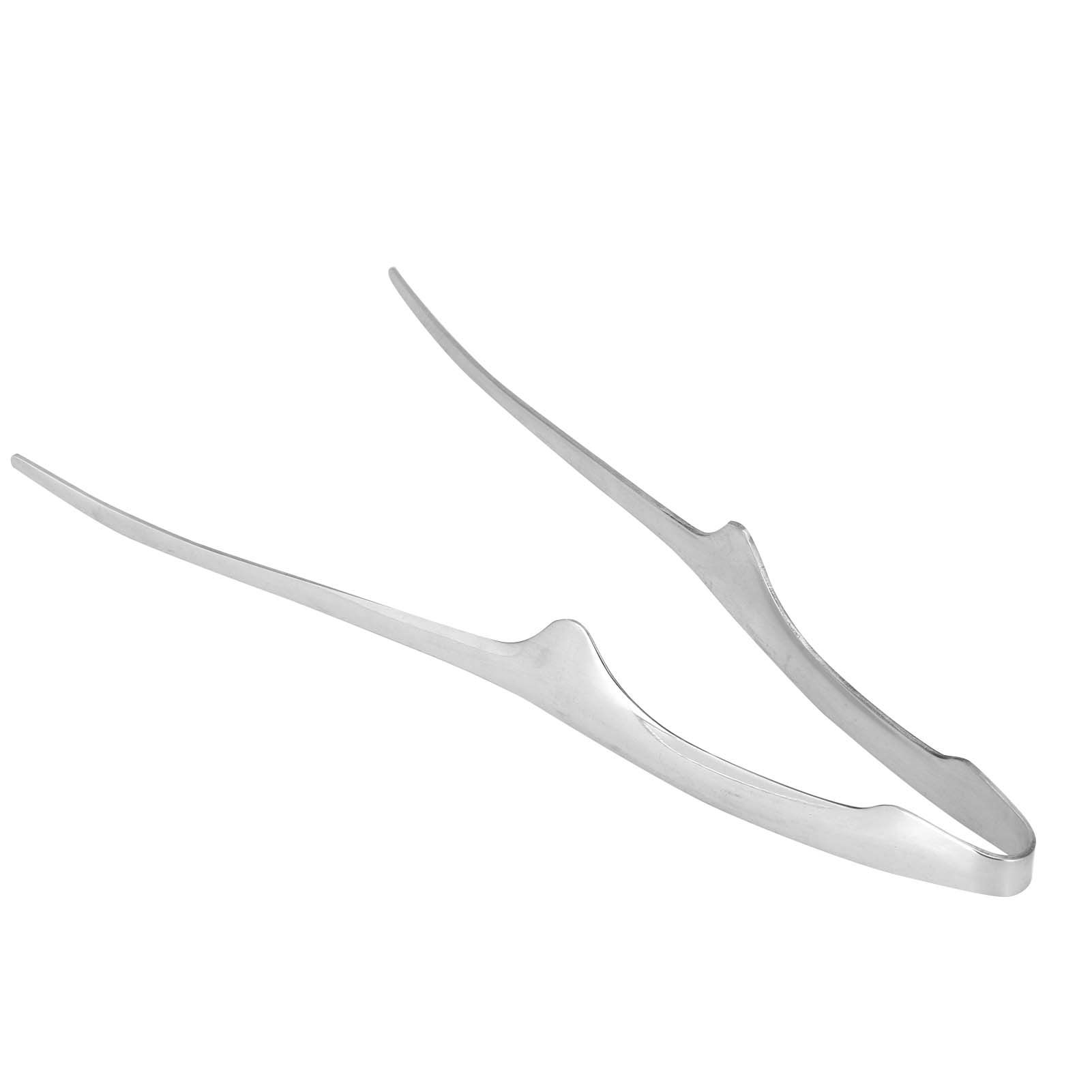Barbecue Tongs Non-Stick Stainless Steel Food Clamp Bread Serving Clip Kitche SS