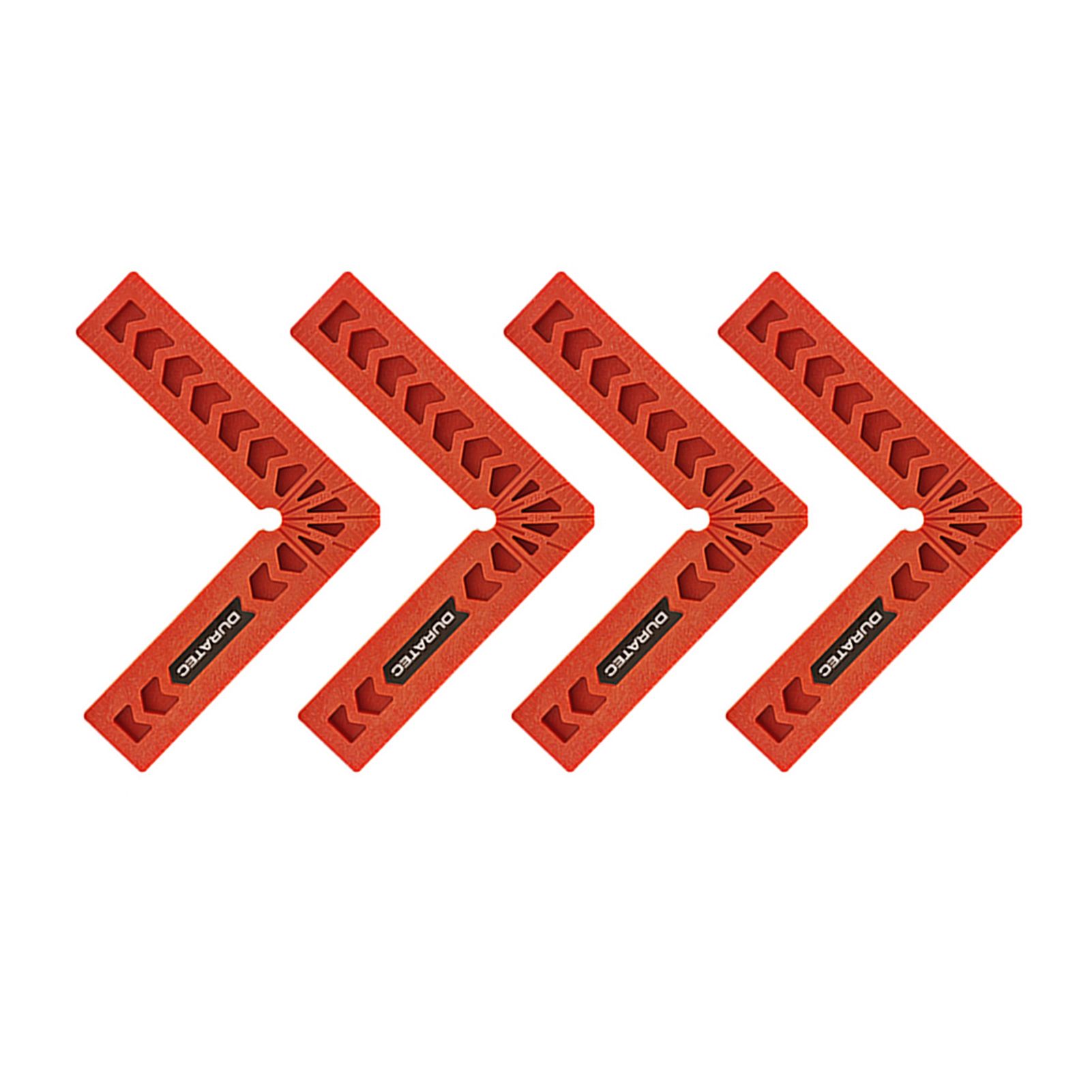 90 Degree Positioning Squares DURA 4 Pcs 6 Inch Right Angle Clamp Woodworking Carpenter Corner Clamping Square Tool for Picture Frames Boxes Cabinets Drawers