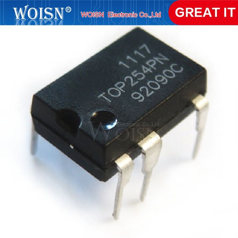 10pcs/lot TOP254PN TOP254P TOP254 DIP-7 LCD driver management chip IC New  In Stock