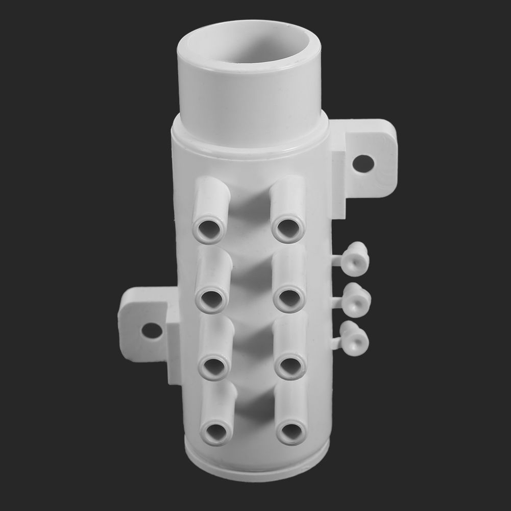 Spa Hot Spring Tub PVC Water Pipe 8 Port Plumbing Manifold Separator LM