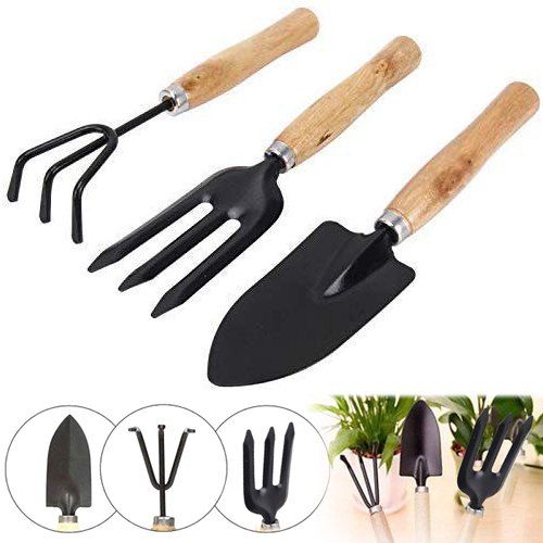 Metal 10 Inches Garden Tool Set, Handle