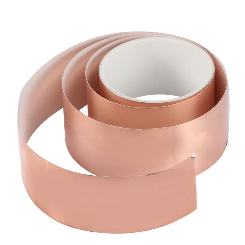 50mm x2M Copper Foil Tape EMI Shielding Guitar Slug Snail Barrier prevent body harm from electromagnetic wave