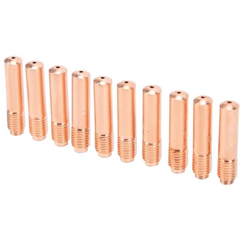 Wielding tip Solder head Conductive Nozzles Replacement Copper MIG Welding Contact Tips Accessories 1.0mm Soldering tip