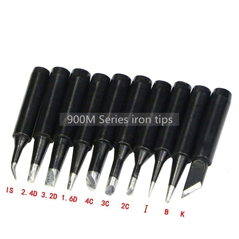 5Pcs/Lot Lead-free Soldering Replacement Solder Iron Tips Station Tool 900M series Soldering Tips For 936 852d+ 909D 8586