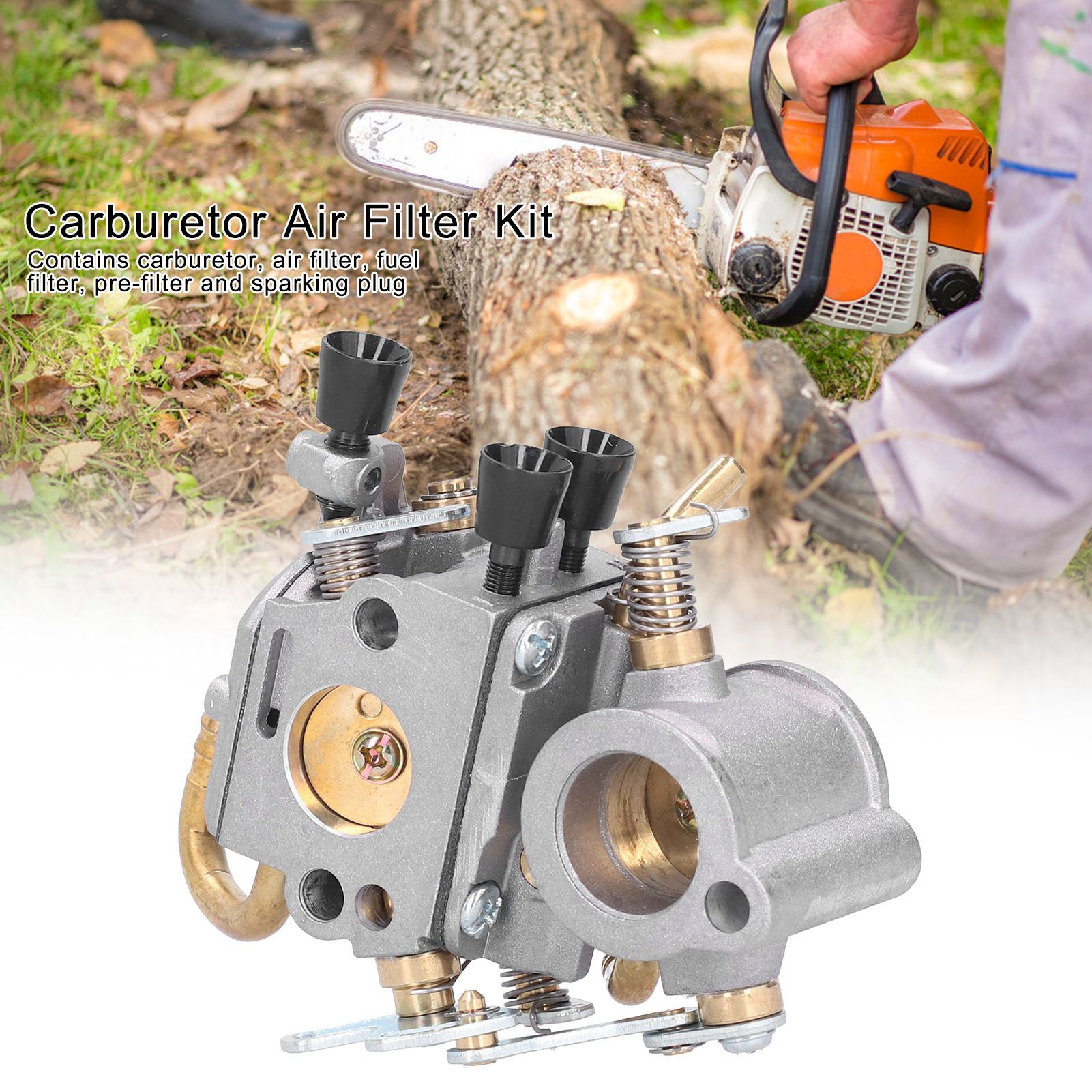 Carburetor Air Filter Kit Pre-Filter Replacement Chainsaw Accessory for STIHL TS410 TS420