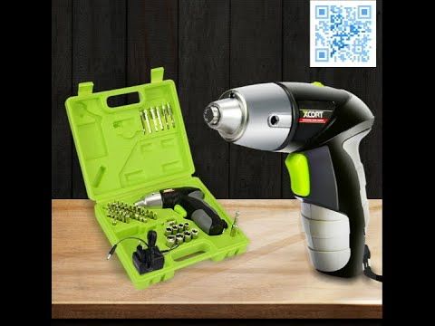 Cordless Drill Machine - Black And Green\