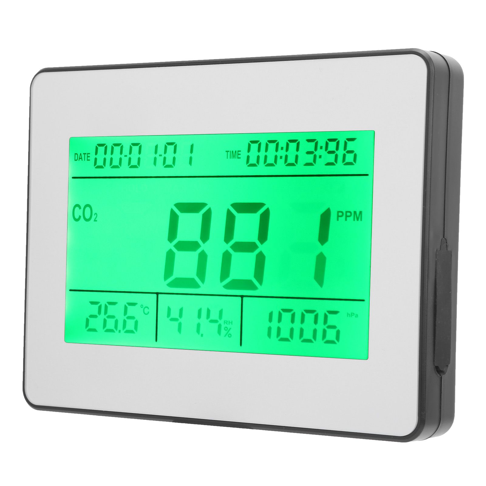 TL‑2000A CO2 Meter Temperature Humidity Recorder Air Quality Monitor 100‑240V