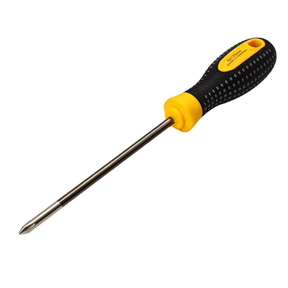 Cross Slotted Screwdriver Tools Anti-skid Handle Steel Repair Tool