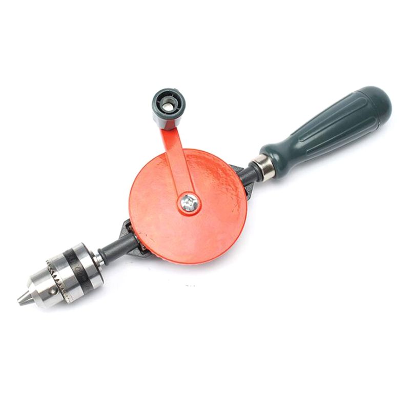 Hand Drill 3/8-Inch Capacity ful and Speedy Hand Drill with Finely Cast Steel Double Pinions Design,ABS Handle