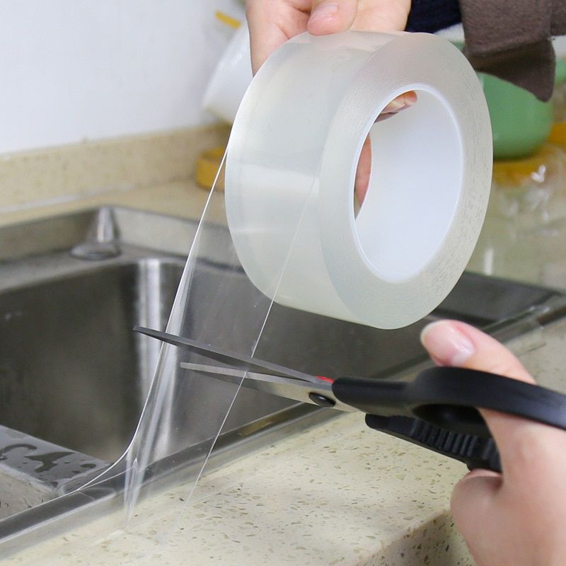 Kitchen Sink Waterproof Tape Strong Transparent Self Adhesive Tape Bathroom Gap Strip Pool Water Seal клейкая лент