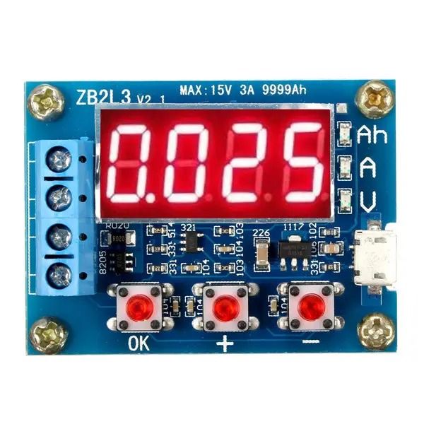 ZB2L3 Battery Capacity Checker / Analyzer