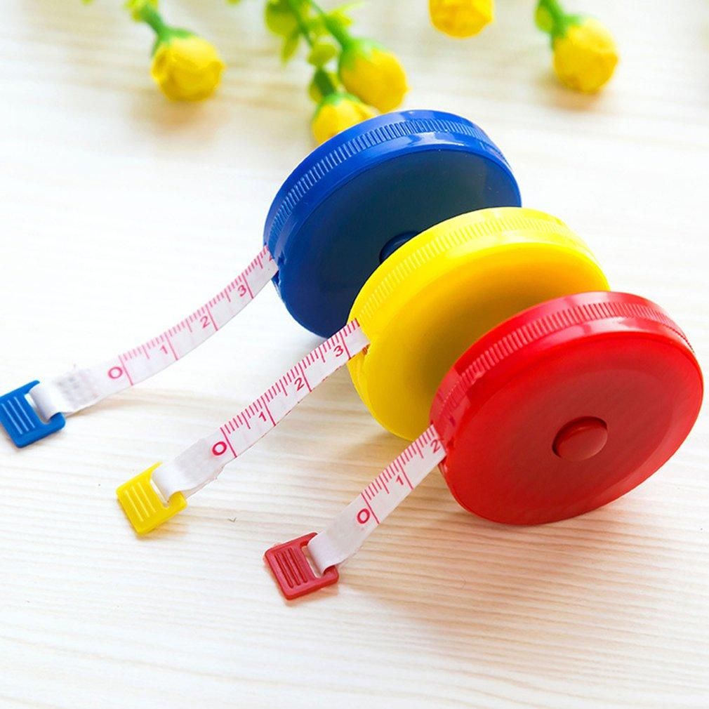 Small Plastic Retractable Tape Measure Clothing Feet Soft Small Tape Rulers