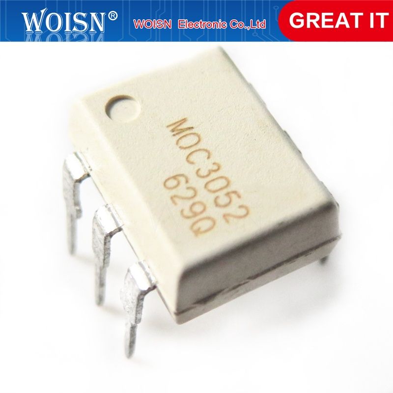 10pcs/lot MOC3052 EL3052 DIP-6 SMD-6 DIP new  IC In Stock