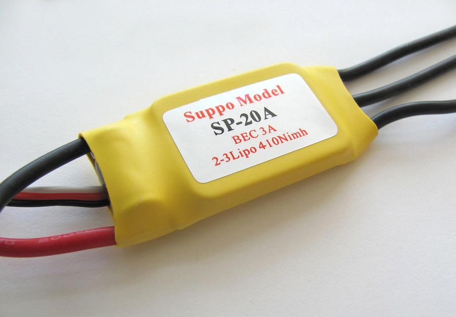 ESC20A ESC-20A 20A DC Motor Speed Controller Electronic Motor Speed Controller Power Supply Module Electrical Circuitry & Parts