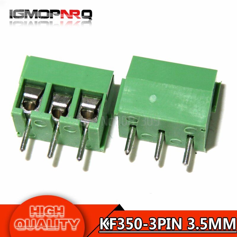 10Pcs KF128 KF301 KF350 2PIN 3PIN Terminal Screw Terminal Connector Splice connector 3.5mm / 5mm Can be stitched Good quality