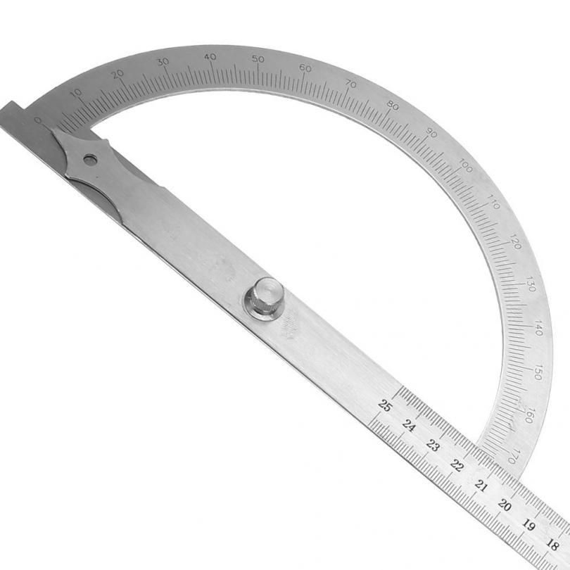 2200*300mm Fastening protractor Universal Angle Stainless Steel Finder 0-180 Degree Protractor Woodworking Construction Mechanical Rotary Angle