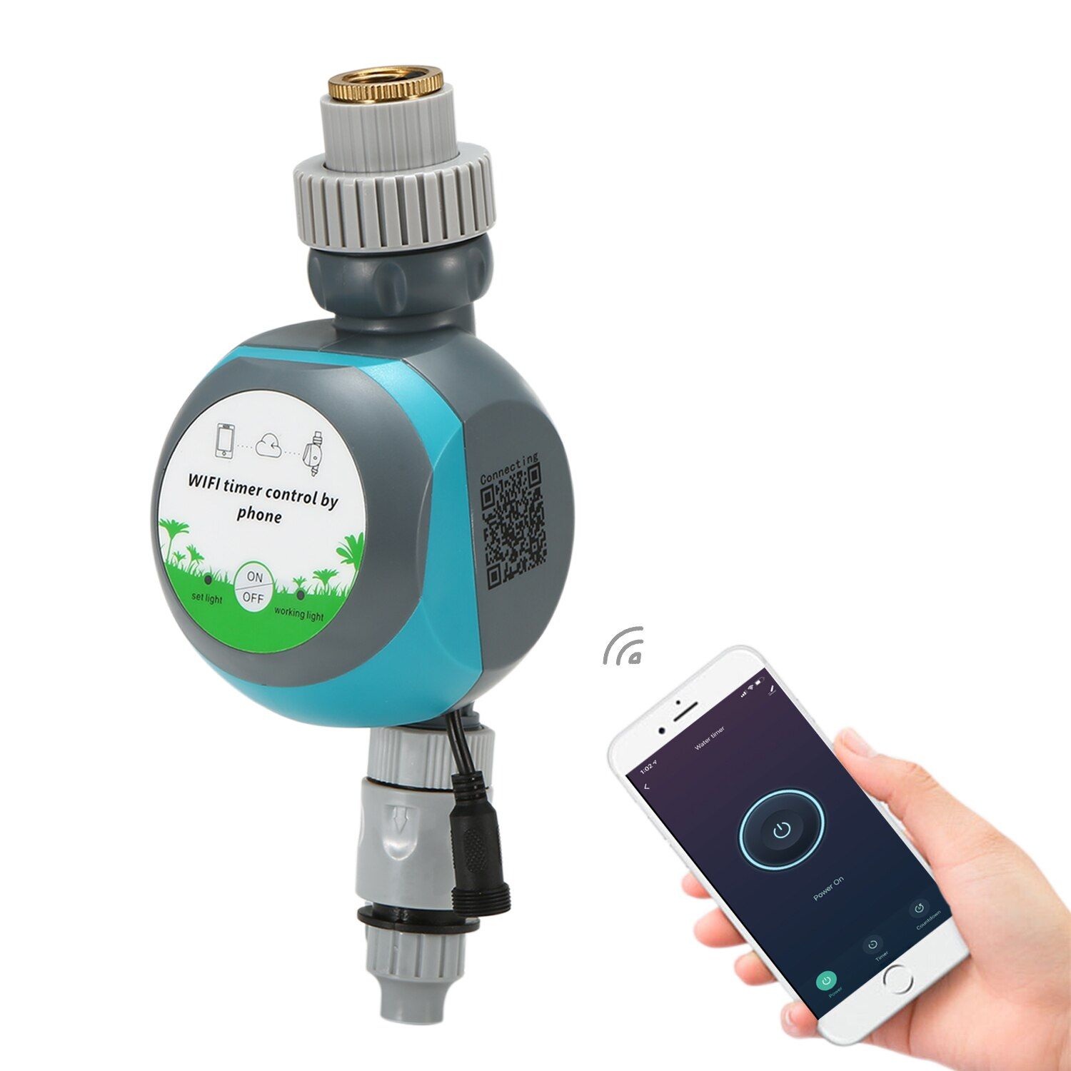 Smart WiFi Irrigation Water Timer Controller  Remote Access Automatic Watering Timer Wireless Garden Programmable