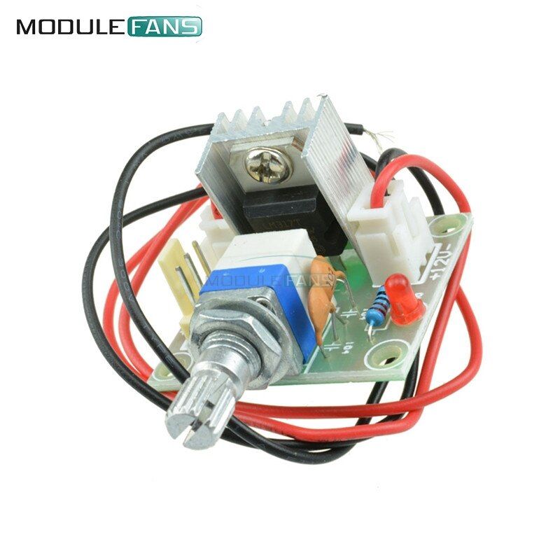 LM317 DC Linear Converter Down Voltage Regulator Board Speed Control Module Controller DC 3.25-15V 1.25V-13V