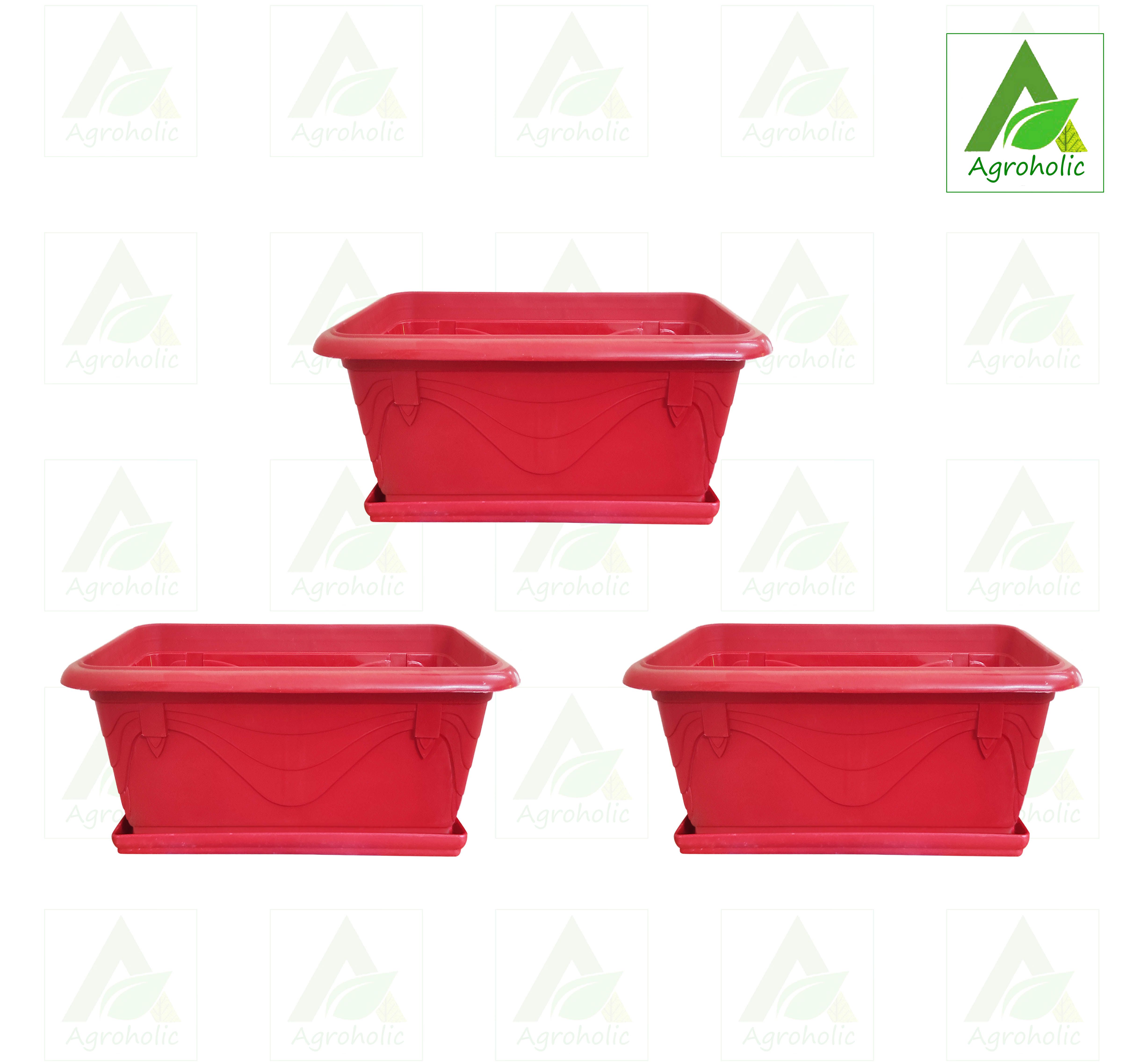 8 Inch Seed planter (With Tray)  - 3 Pcs
