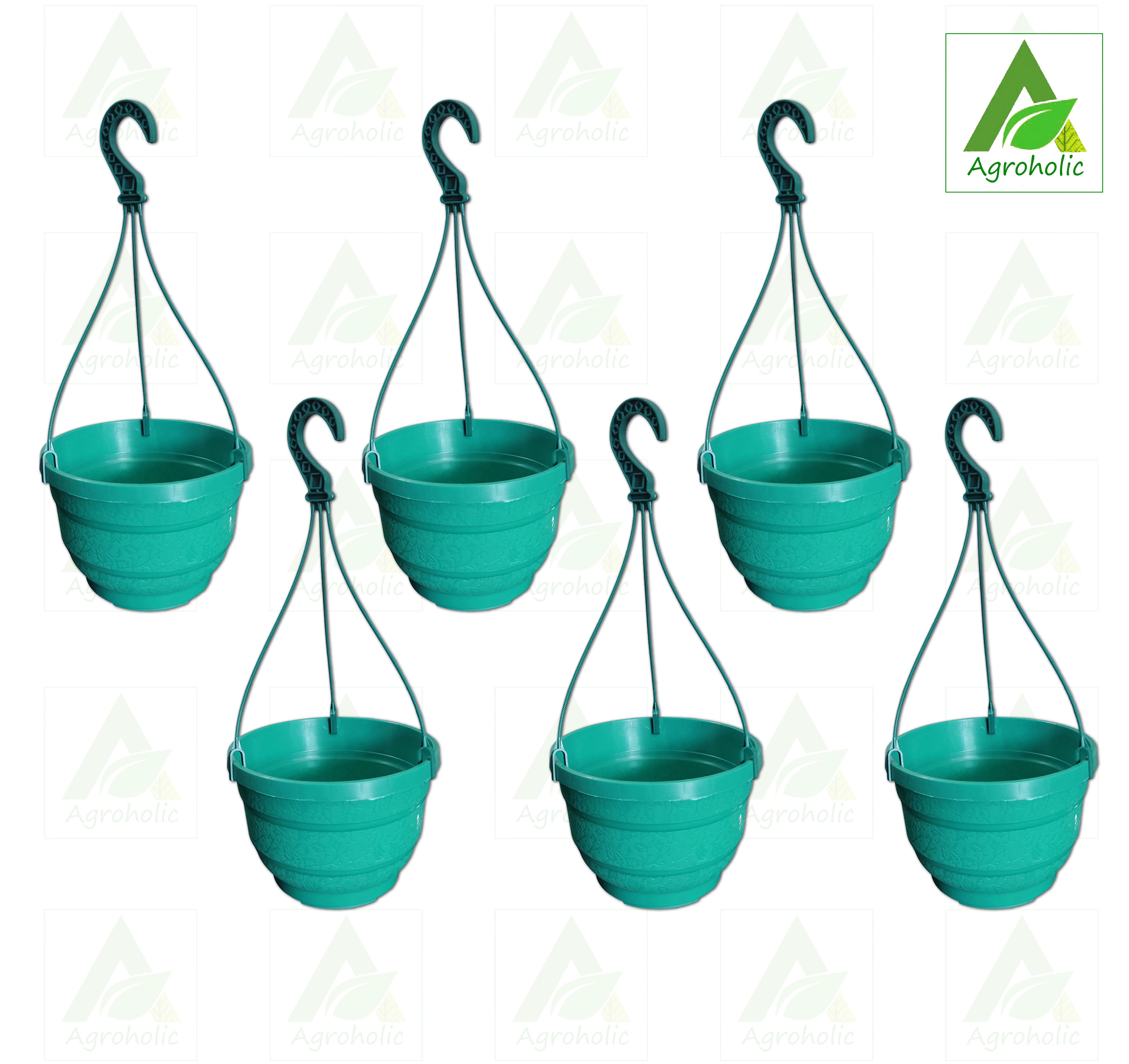 8 Inch Hanging Planter - 6 pcs