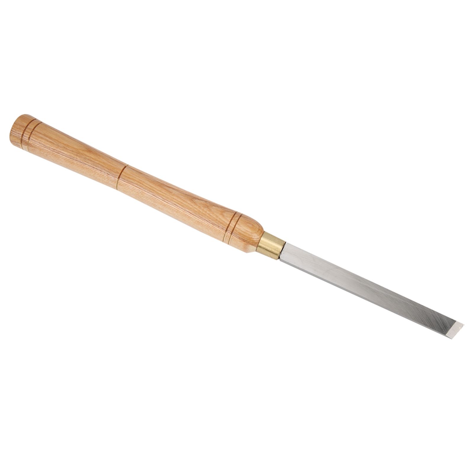Gouge Tool Wood Turning HSS Blade Hardwood Handle Woodworking Lathe Chisel Small Oblique Head 15mm