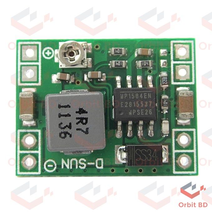 DC DC Step Down MP1584 Buck Converter Adjustable Module 4.5V-28V To 0.8V-20V 3A MP 1584 Power Supply Module Ultra Small For Arduino