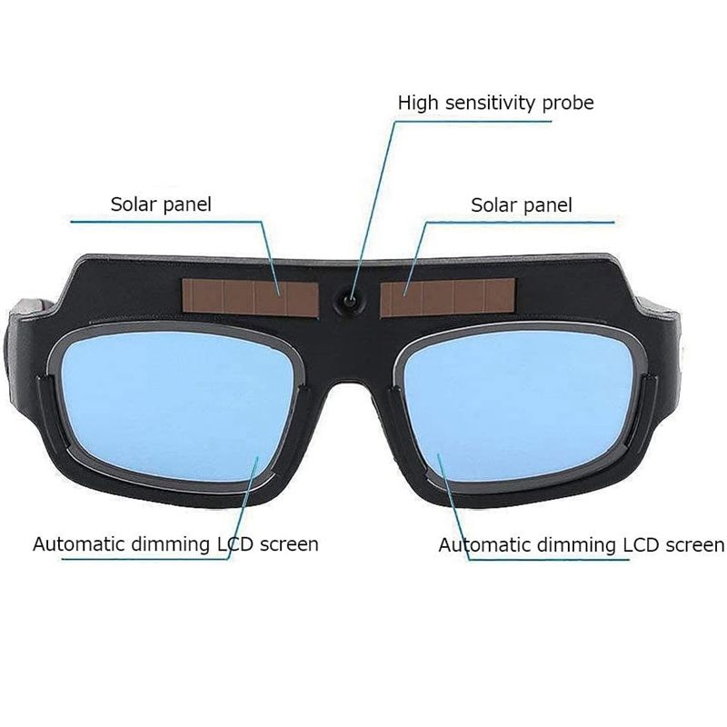 3X Solar Auto Darkening Welding Mask Helmet with Storage Case