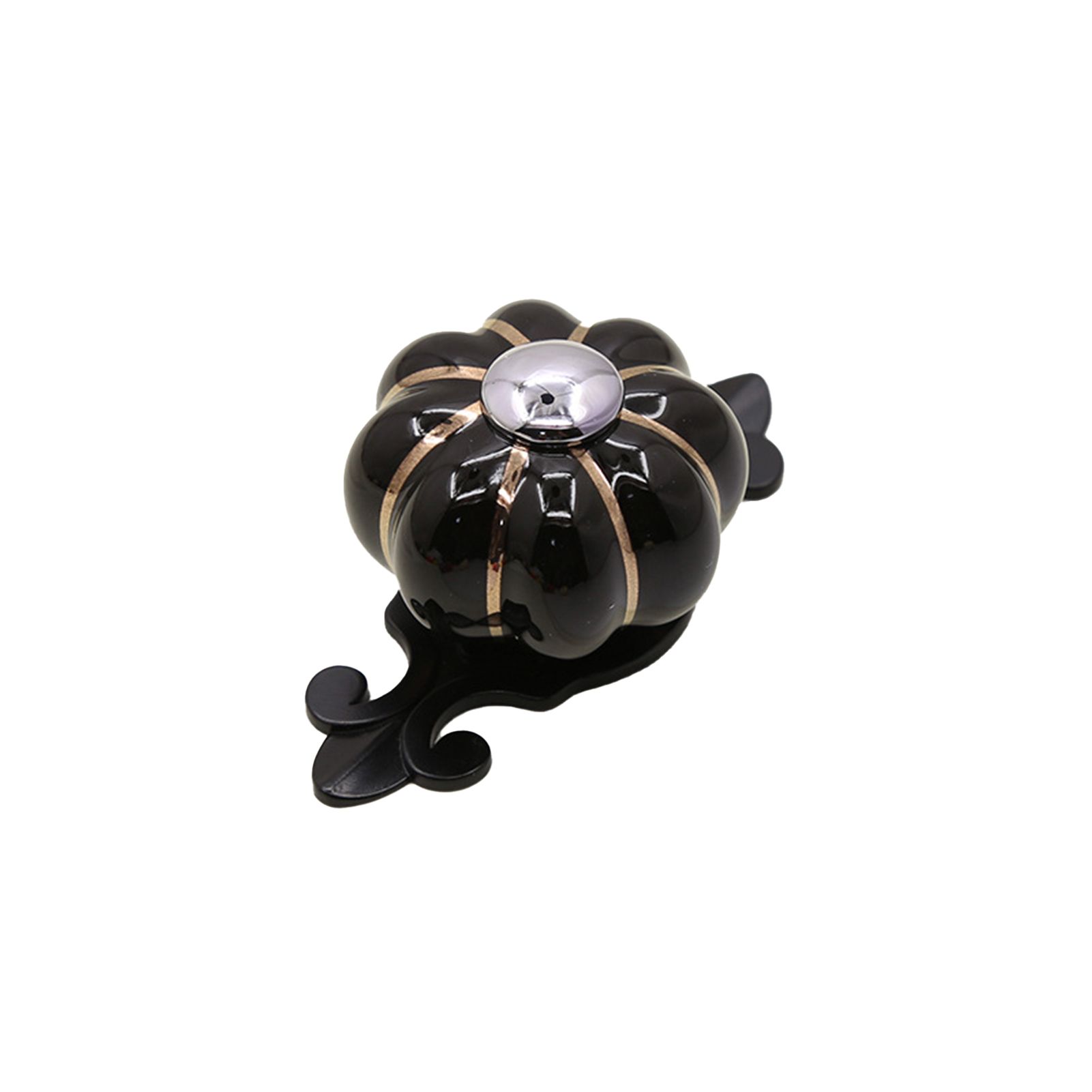 1 Set Cabinet Knobs Pumpkin Design Easy to Install Ceramic Dresser Drawer Pulls Home Decor