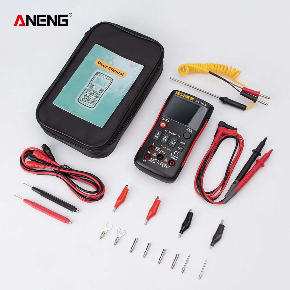 ANENG Q1 True-RMS Digital Multimeter Esrmeter Testers Automotive Electrical Dmm Transistor Peak Tester Meters Resistor